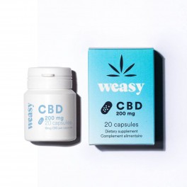Gélule au CBD - Weazy | Grossiste capsules de cbd | Greenvillage.fr