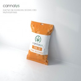 Sachet bonbons durs Multivitamines - Cannalys | CBD food product | Greenvillage.fr