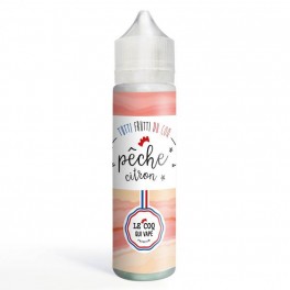 Peche Citron 50ML - Le Coq qui vape | Grossiste e-cigarette – Greenvillage.fr