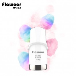 Cartouche Barbe à papa (par 2) - Flawoor Mate 2 | Disposable e cigarette wholesaler | Greenvillage.fr
