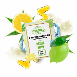 Cartouche rechargeable CBD Petite Limo - Wilo x Greeneo (Par 2)