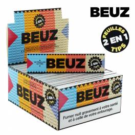 Feuille Slim Beuz Blanc + Tips (Par 24)